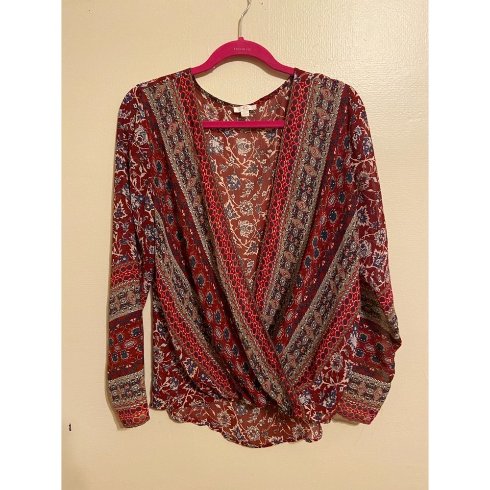 Boho Sheik V Long Sleeve